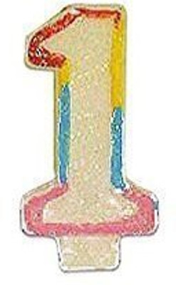 

Premsons Happy Birthday Candle for Numeral 1 (Pack of 1) Candle(Multicolor, Pack of 1)