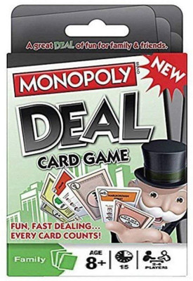 

Happy GiftMart Monopoly Deal Card Game 108 Deal Cards 2 to 5 Players Card Game Play with Your Family and Friends(Multicolor)