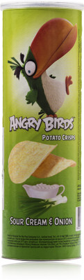 

Angry Birds Sour Cream & Onion 160gm Pack of 1 Chips(160 g)