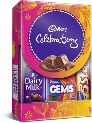 

Cadbury Assorted Chocolate Gift Pack, 64.2g (Pack of 10) Bars(Pack of 10, 642 g)