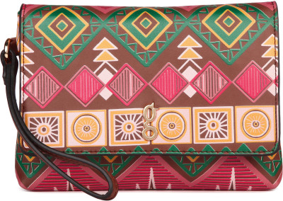 

Global Desi Casual Multicolor Clutch