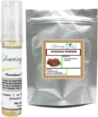 

Glowing Buzz Combo of vitamin e oil 10ml and shikakai powder 100 grams(Set of 2)