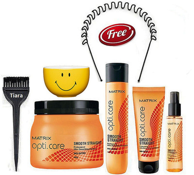 

tiara Hair Brush , Matrix Opti. care Spa , Shampoo , Conditioner , Bowl , Hair Serum With Hair band(Set of 7)