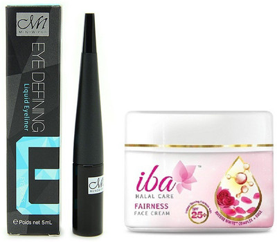 

iba halal care iba fairness cream with MN Eyeliner(Set of 2)