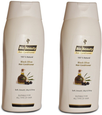 

BioBeauty 100% Natural Black Olive Hair Conditioner Soft, Smooth, Silky & Shiny Suitale For All Type Of Hair-Pack Of 2(600 ml)