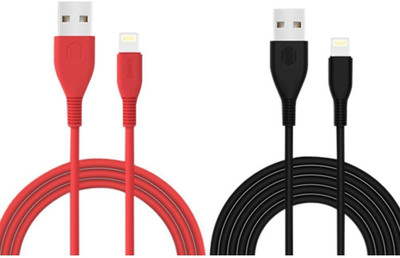 Soopii Micro USB Cable 2 A 1 m copper S21a-rednblue(Compatible with Mobile, Red, Black, One Cable)