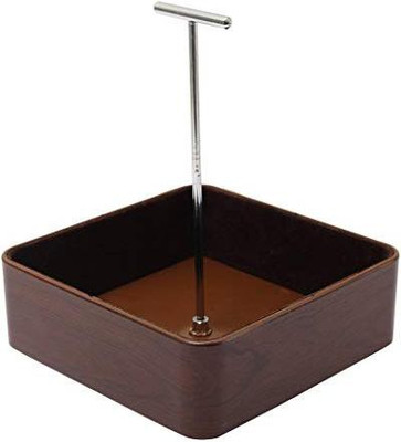 Eoan International walnut brown j-39 makeup, jewellery Vanity Box(Brown)