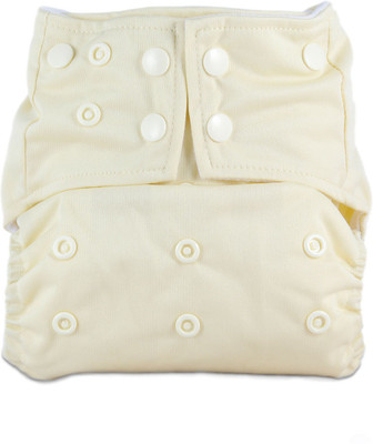 

Bumbio Reusable cloth diaper with microfiber insert for extra absorption (Yellow) - M