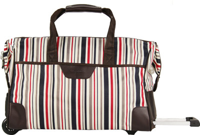 

Femiga TLY004-STRIPE Duffel Strolley Bag(White)