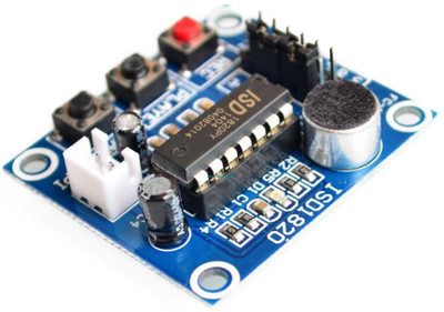 

PrimeRobotics ISD1820 Voice Recording Recorder Module With Mic Sound Audio Loudspeaker Educational Electronic Hobby Kit