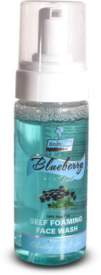 

BioBeauty BlueBerry Mint Face Wash Self Foaming Face Wash Glowing & Soft Skin Face Wash(200 g)