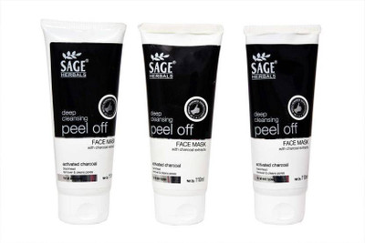 

Sage Herbals Deep Cleaning Peel Off Face Mask With Charcoal Extracts (330 ml) 330 ml(Set of 3)