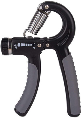 

NIRVA Hand Exerciser Forearm Exerciser Hand Grip Strengthener is Adjustable (Gray) Hand Grip/Fitness Grip(Black)