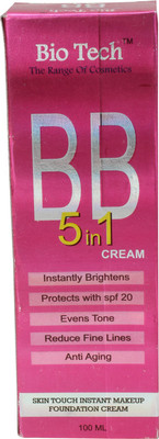 Biotech 5 in 1 b b cream Foundation(BROWN)