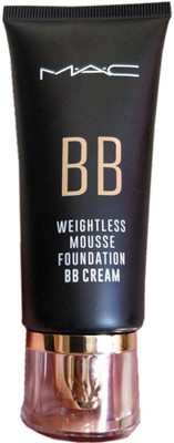 

KASCN ORIGINAL HIGH QUALITY BB MAC FOUNDATION WEIGHTLESS CREAM FOR ALL SKIN TONE Foundation(BEIGE)