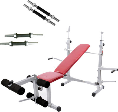 

Lifeline Multi Gym Bench 308 | Bundles With Dumbbell Rod 14" Set Home Gym Combo(100 - 120 kg)