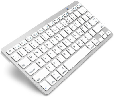 

FKU Ultra Slim Mini Wireless Bluetooth Laptop Keyboard(White)