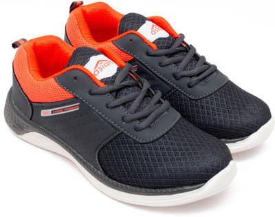 

Asian Boys Lace Running Shoes(Grey