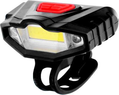 

TRP TRADERS COB USB Rechargeable bicycle headlights 3 Mode LED Front Light(Black)