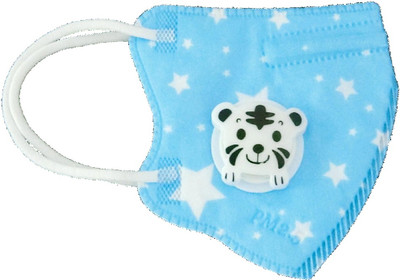 

popo Colorful Kids dustproof anti pollution smoke protection cotton mouth face mask. kids pollution face mask blue 1 Mask and Respirator