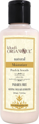

khadi organique Peach Avacado Mosturizer 210 ml parabeen free pack of 1(210 ml)