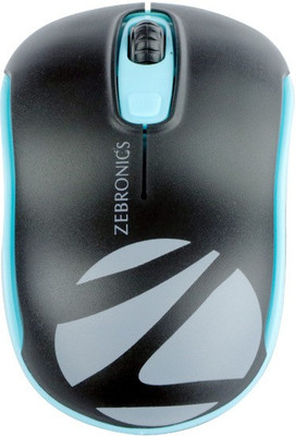 

Zebronics ZEB-DASH Wireless Optical Gaming Mouse(2.4GHz Wireless, Black And Lite Blue)