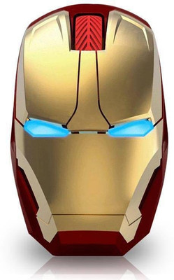 

ET BAZAR MARVEL IRONMAN WIRELESS MOUSE Wireless Optical Gaming Mouse(Bluetooth, GOLDEN RED)