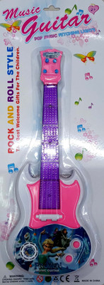 

SS Traders -Cute Frozen musical Pink Color guitar for Girls-76786(Pink)