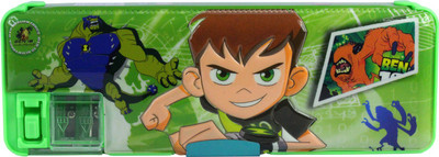 

SPERO Dual Sided Magnetic Compartment Multipurpose Ben 10 Art Plastic Pencil Box(Set of 1, Multicolor)