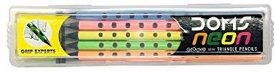 

DOMS Neon Groove Slim Traingle Pack of 50 Pencil(Multicolor)