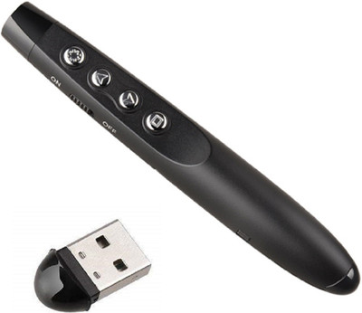 

Techtest Ppt Presenter Remote With Laser , Pointer Presenter , Presenters , Presenter For Laptop , Wireless Powerpoint Presenter , Powerpoint Clicker Laser Pointer Presenter(Black)