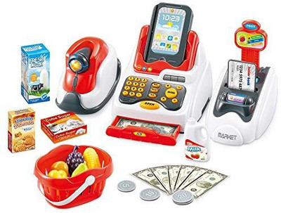 Shrih Supermarket Cash Register Pretend Play Set