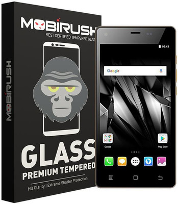 MOBIRUSH Tempered Glass Guard for Micromax Canvas 5 lite Q463(Pack of 1)
