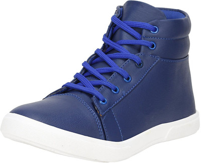 

VANNEF Synthetic Leather Casual Partywear Boots Shoes For Mens And Boys Casuals For Men(Blue
