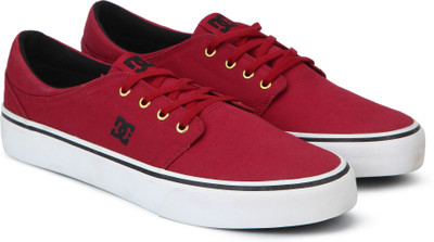 

DC Sneakers For Men(Red, Red/gold