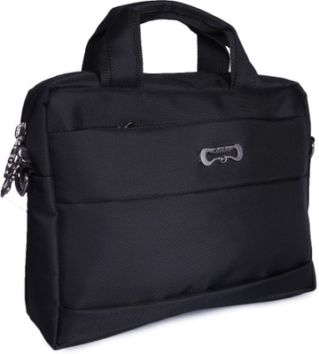 

Bendly Men Formal Black Polyester Messenger Bag