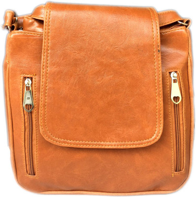 

Butterfly Girls Casual Tan PU Sling Bag