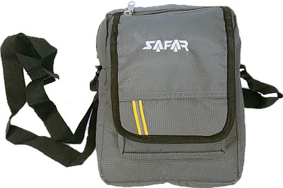 

safar Men & Women Casual Grey Fabric Sling Bag