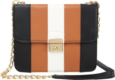 

Bagstopia Women Casual, Evening/Party Multicolor PU Sling Bag