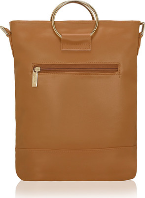 

Kleio Women Casual Tan PU Sling Bag