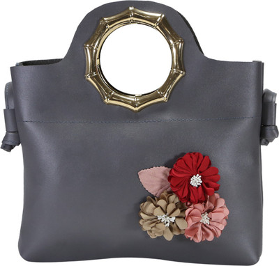 

Desence Girls Casual Grey PU Sling Bag
