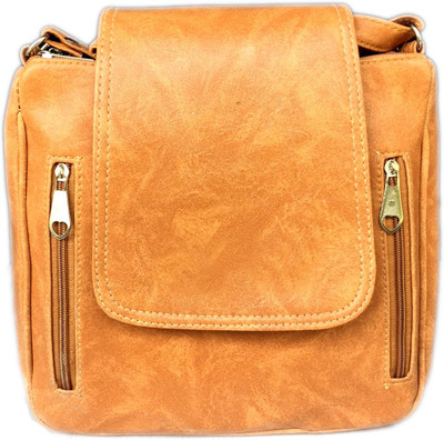 

Butterfly Girls Casual Beige PU Sling Bag