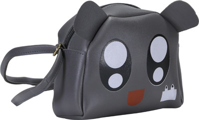 

Desence Boys & Girls Casual Grey PU Sling Bag