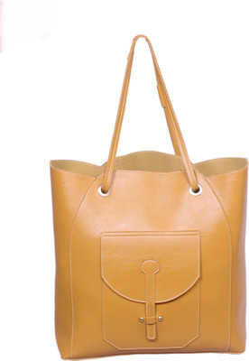 

MKDN Women Casual Beige Rexine Shoulder Bag