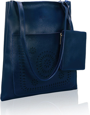 

Kleio Women Casual Blue PU Hand-held Bag
