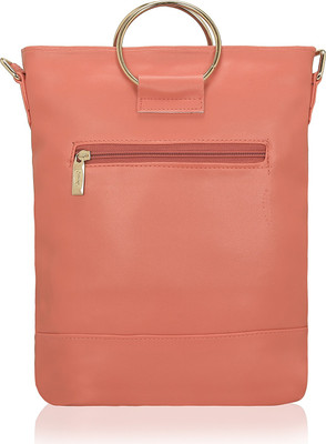 

Kleio Women Casual Pink PU Sling Bag