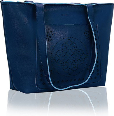 

Kleio Women Casual Blue PU Tote