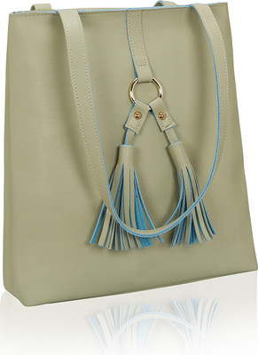 

Kleio Women Casual Beige Leatherette Shoulder Bag