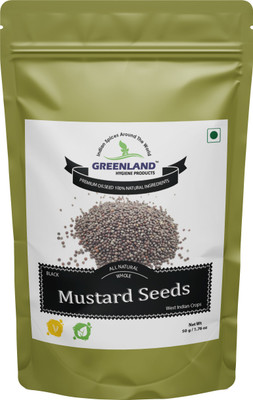 

GREENLAND HYGIENE PRODUCTS Black Mustard Seeds / Rai / Whole Spice / Oilseeds / Masala / 50gm / 1.76oz(50 g)