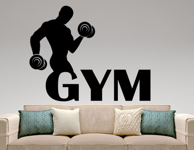 marvellous 74 cm m_gymboydecal Self Adhesive Sticker(Pack of 1)